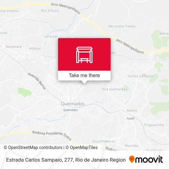 Estrada Carlos Sampaio, 277 map