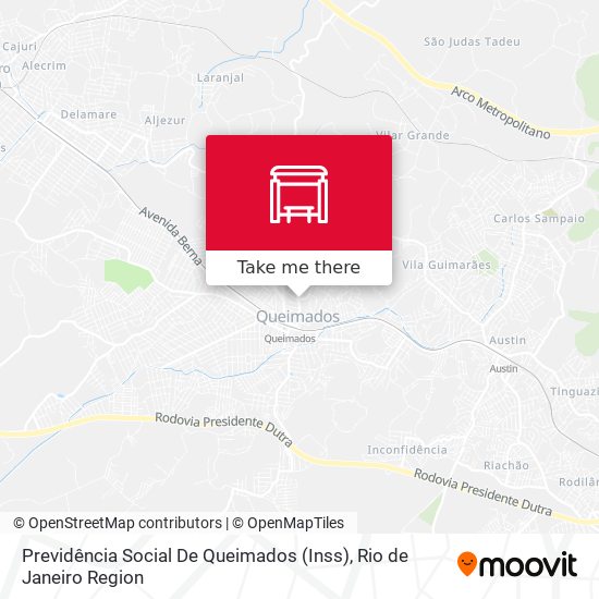 Previdência Social De Queimados (Inss) map