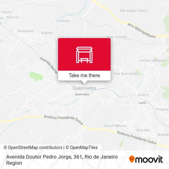 Avenida Doutor Pedro Jorge, 361 map