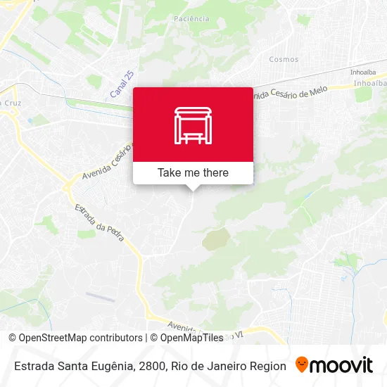 Estrada Santa Eugênia, 2800 map