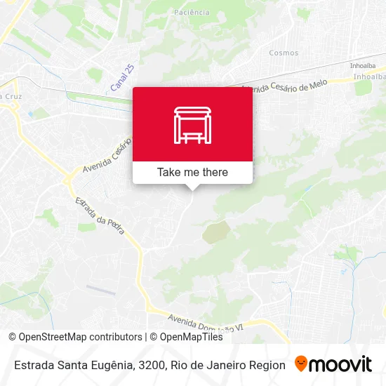 Estrada Santa Eugênia, 3200 map