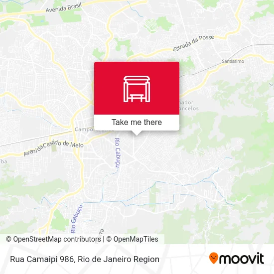 Rua Camaipi 986 map