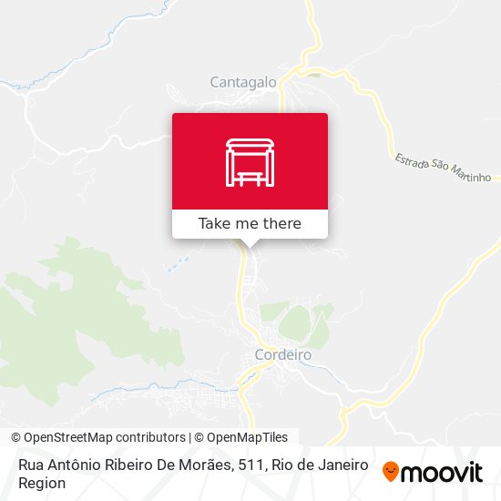 Rua Antônio Ribeiro De Morães, 511 map
