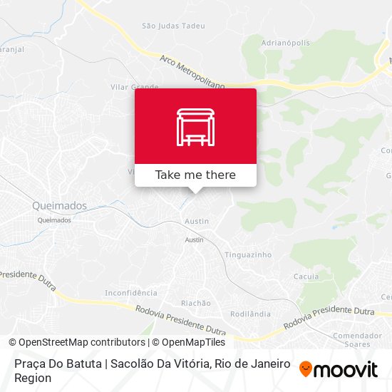 Mapa Praça Do Batuta | Sacolão Da Vitória