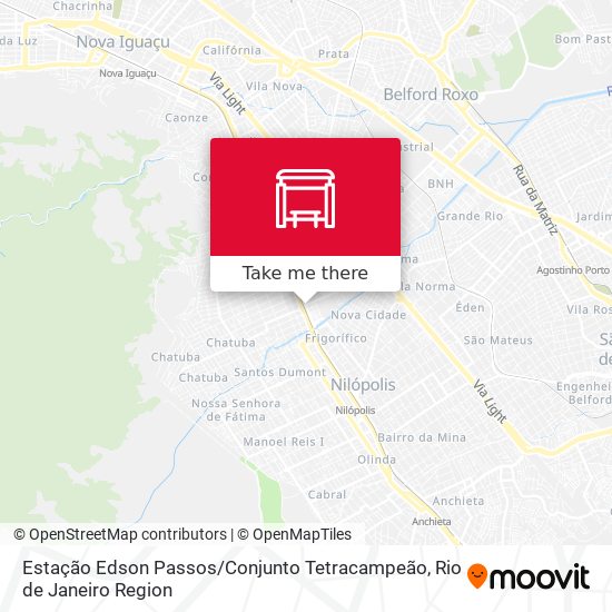 Estação Edson Passos / Conjunto Tetracampeão map