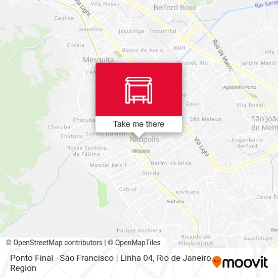 Ponto Final - São Francisco | Linha 04 map