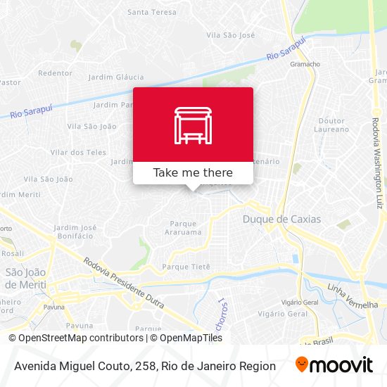 Avenida Miguel Couto, 258 map