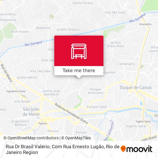 Rua Dr Brasil Valério, Com Rua Ernesto Lugão map