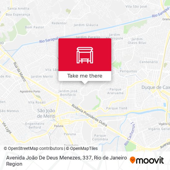 Avenida João De Deus Menezes, 337 map