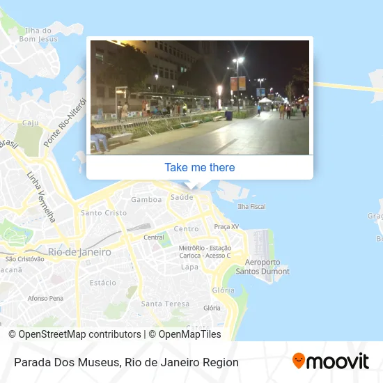 Parada Dos Museus map