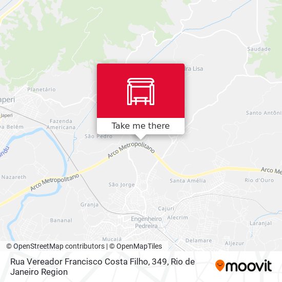 Rua Vereador Francisco Costa Filho, 349 map