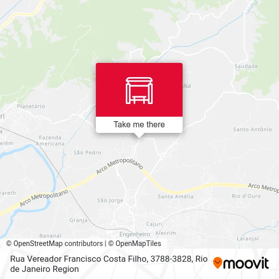 Rua Vereador Francisco Costa Filho, 3788-3828 map