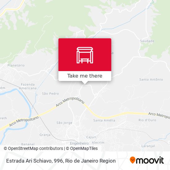 Estrada Ari Schiavo, 996 map
