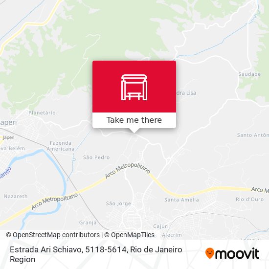 Estrada Ari Schiavo, 5118-5614 map