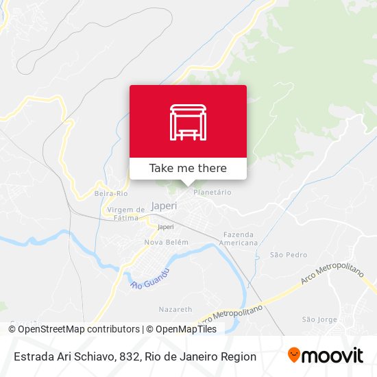 Estrada Ari Schiavo, 832 map