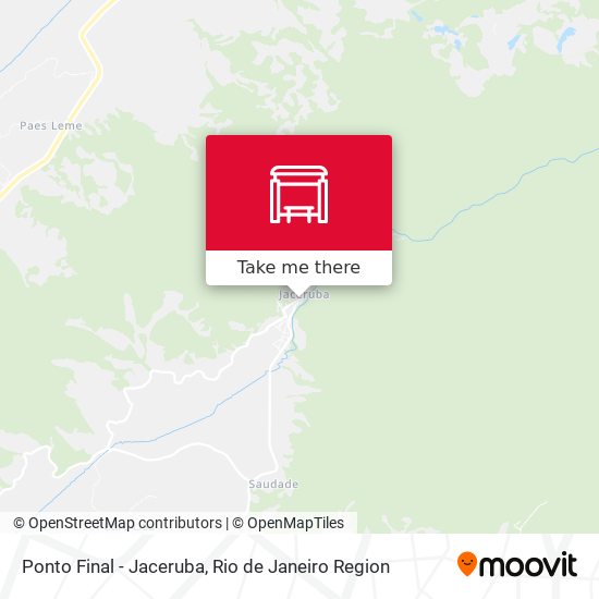 Ponto Final - Jaceruba map