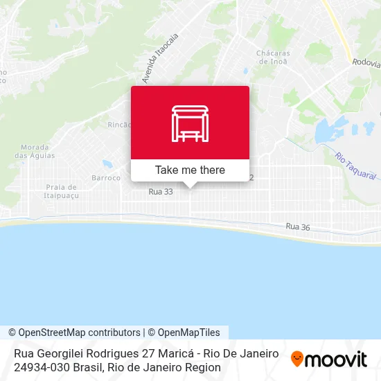 Rua Georgilei Rodrigues 27 Maricá - Rio De Janeiro 24934-030 Brasil map