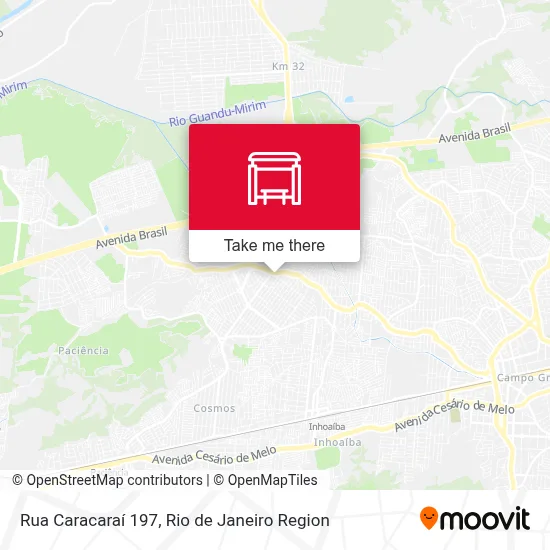 Rua Caracaraí 197 map