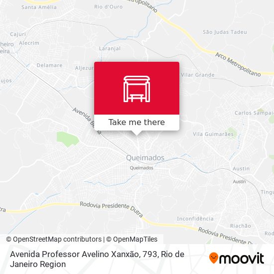 Avenida Professor Avelino Xanxão, 793 map