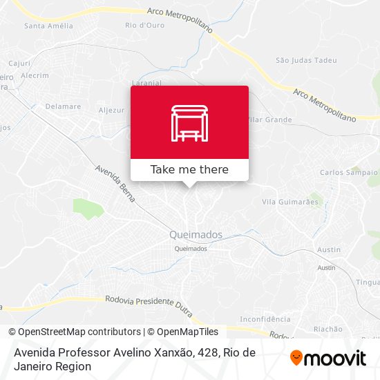Avenida Professor Avelino Xanxão, 428 map