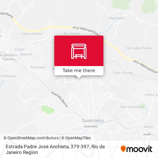 Estrada Padre José Anchieta, 379-397 map
