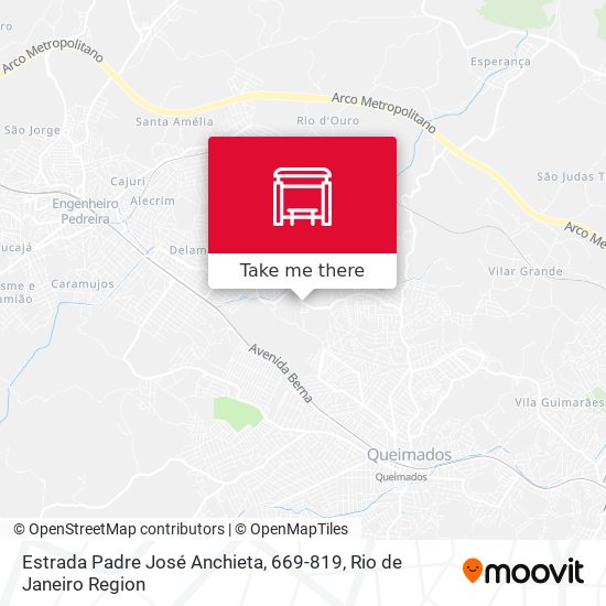 Estrada Padre José Anchieta, 669-819 map