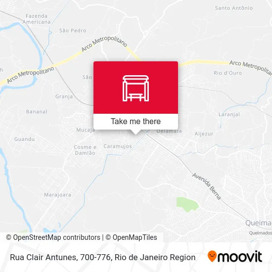 Rua Clair Antunes, 700-776 map
