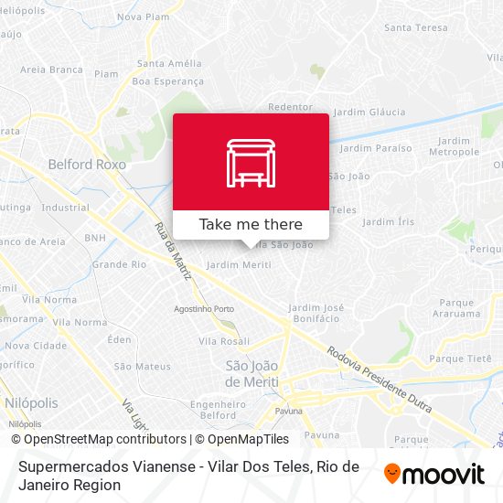 Supermercados Vianense - Vilar Dos Teles map