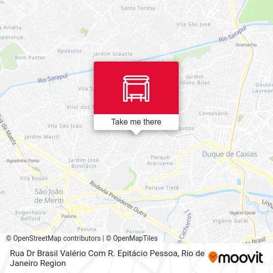Rua Dr Brasil Valério Com R. Epitácio Pessoa map
