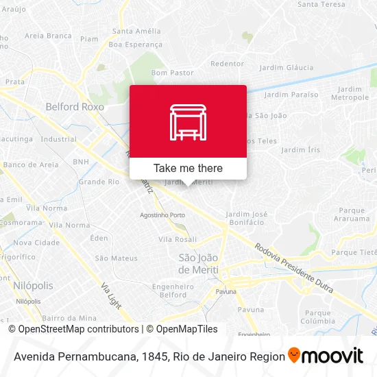 Avenida Pernambucana, 1845 map