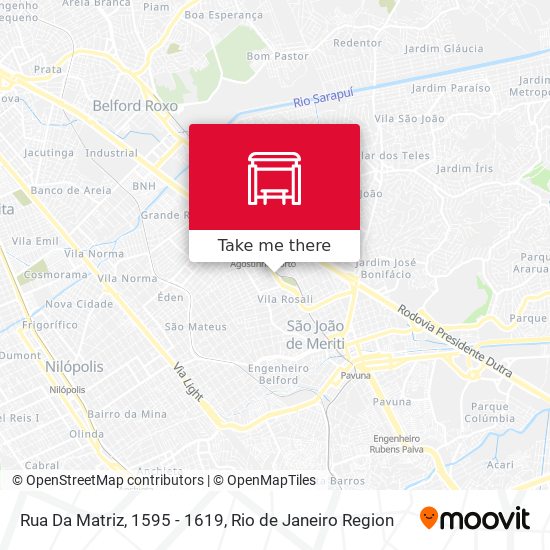 Rua Da Matriz, 1595 - 1619 map