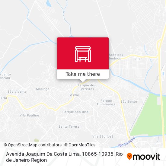 Avenida Joaquim Da Costa Lima, 10865-10935 map