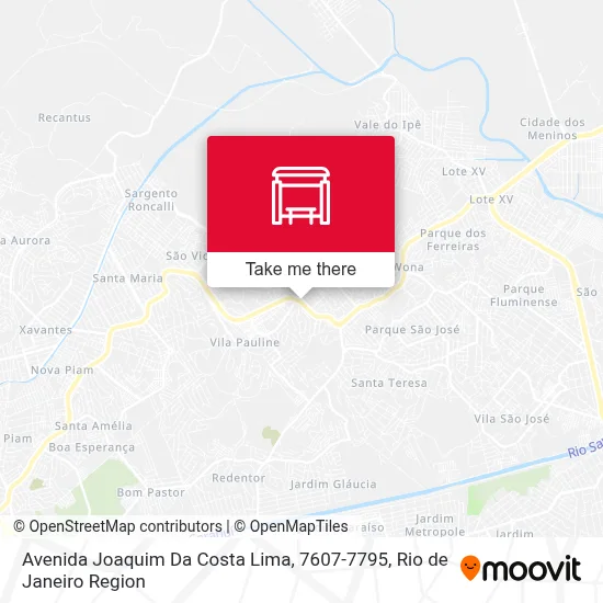 Avenida Joaquim Da Costa Lima, 7607-7795 map