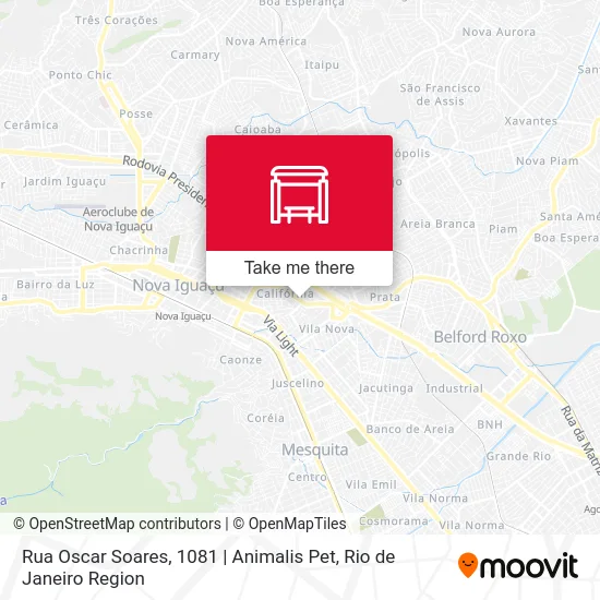 Rua Oscar Soares, 1081 | Animalis Pet map