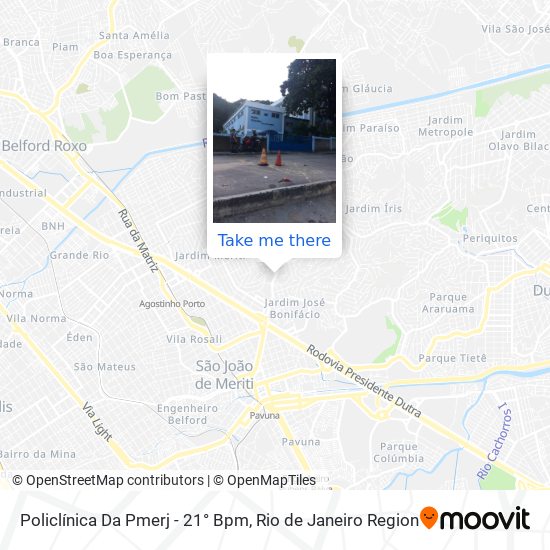 Policlínica Da Pmerj - 21° Bpm map