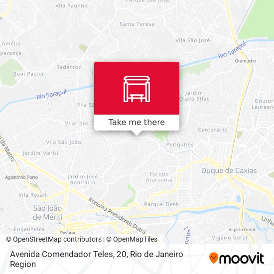 Avenida Comendador Teles, 20 map