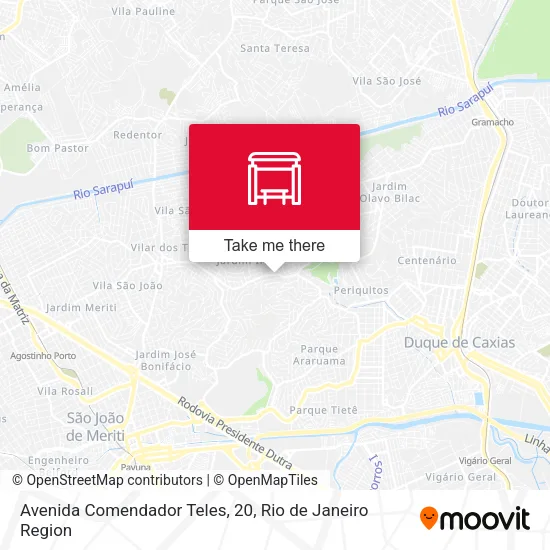 Avenida Comendador Teles, 20 map