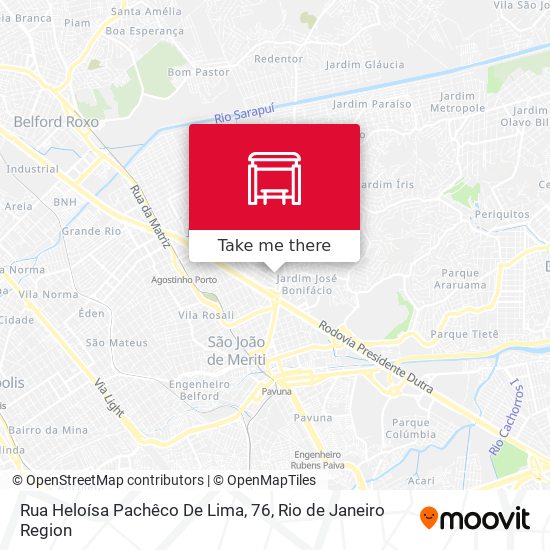 Mapa Rua Heloísa Pachêco De Lima, 76