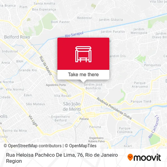 Rua Heloísa Pachêco De Lima, 76 map