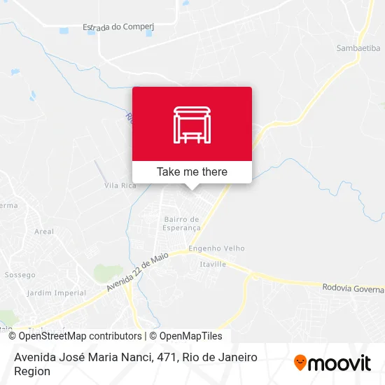 Avenida José Maria Nanci, 471 map