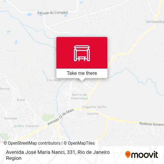 Avenida José Maria Nanci, 331 map