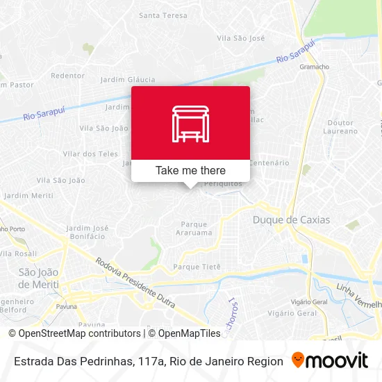 Estrada Das Pedrinhas, 117a map