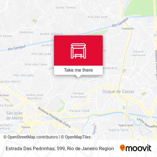 Estrada Das Pedrinhas, 599 map