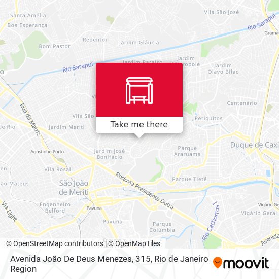 Avenida João De Deus Menezes, 315 map