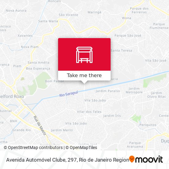 Avenida Automóvel Clube, 297 map