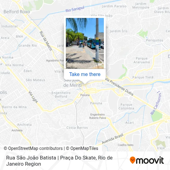 Rua São João Batista | Praça Do Skate map
