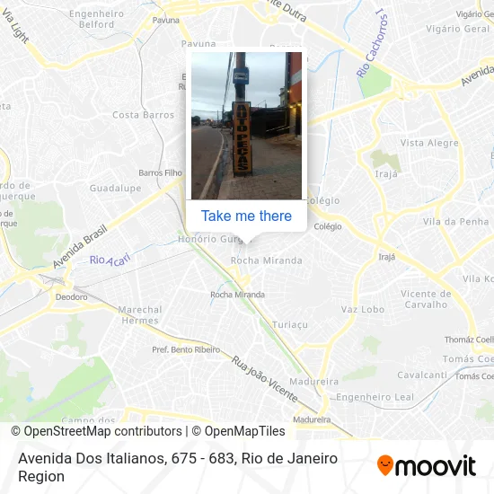 Avenida Dos Italianos, 675 - 683 map
