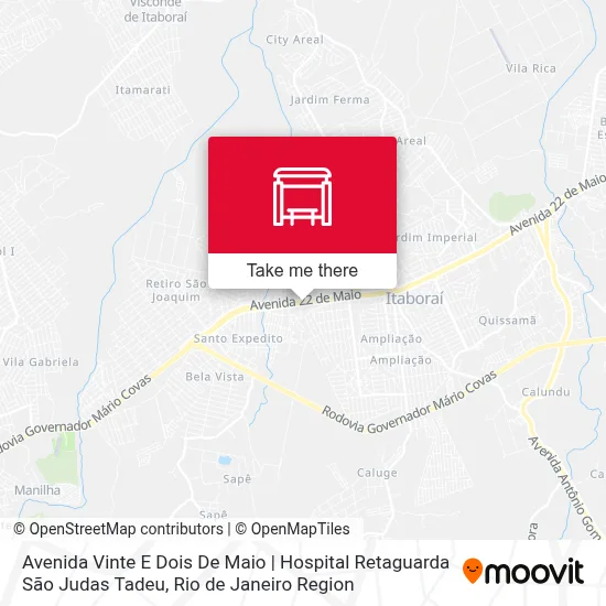 Avenida Vinte E Dois De Maio | Hospital Retaguarda São Judas Tadeu map