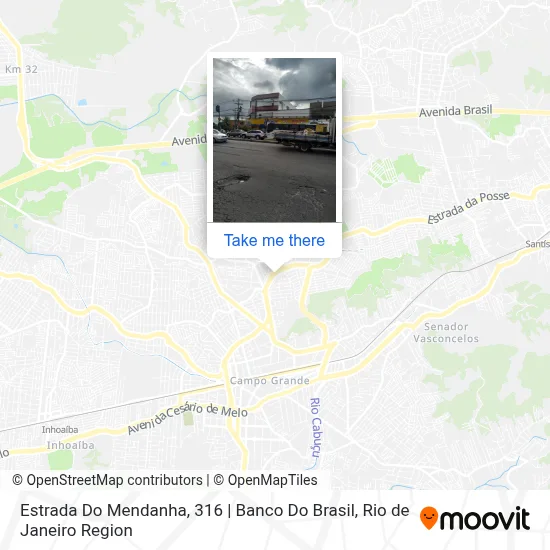 Estrada Do Mendanha, 316 | Banco Do Brasil map
