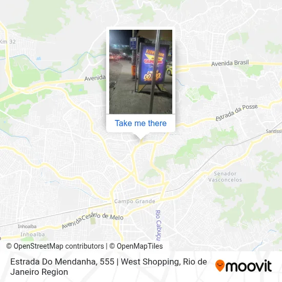 Estrada Do Mendanha, 555 | West Shopping map